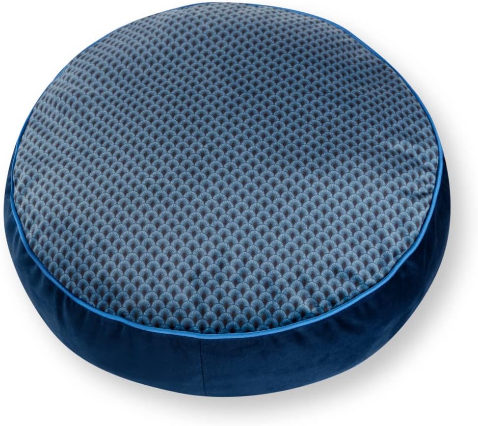 PiP Studio Cushion Quiltey Days/Suki Blue 40cm Dark Blue, Dark Blue