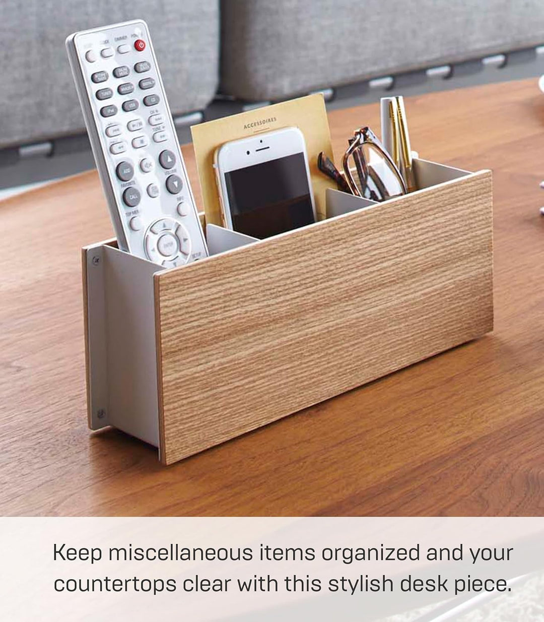 Pen &amp; Remote Rack - Rin - natural Weiss, Weiss