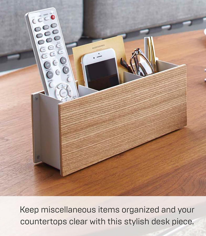 Pen &amp; Remote Rack - Rin - natural Weiss, Weiss
