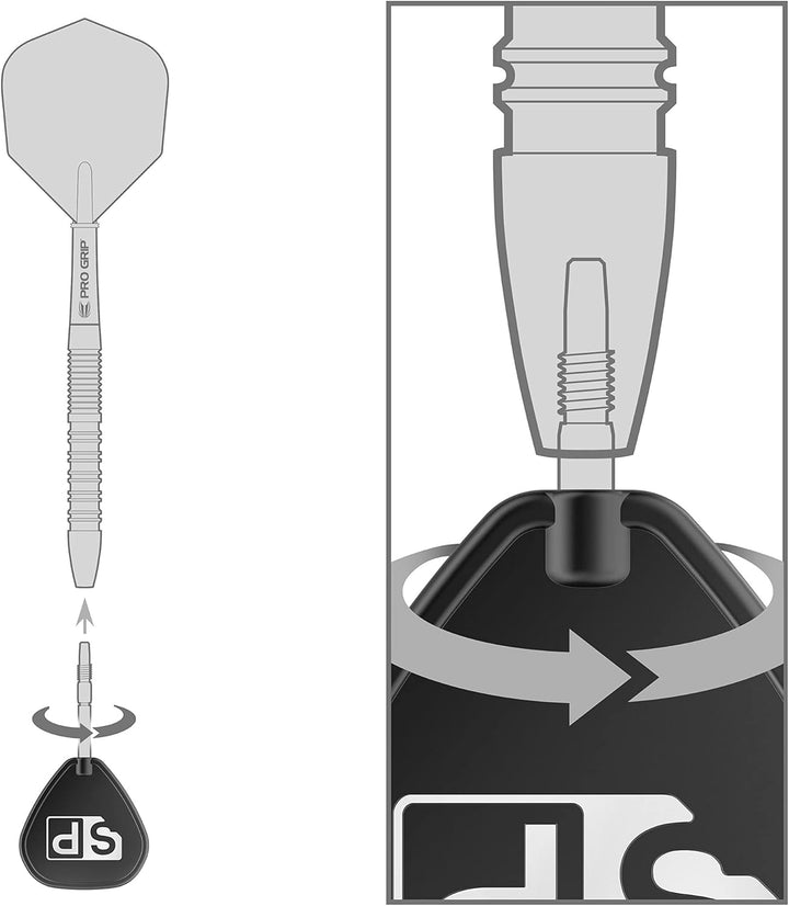 Target Darts Dimitri Van den Bergh Dream Maker G2 (21G, 23G or 25G) 90% Tungsten Swiss Point Steel T