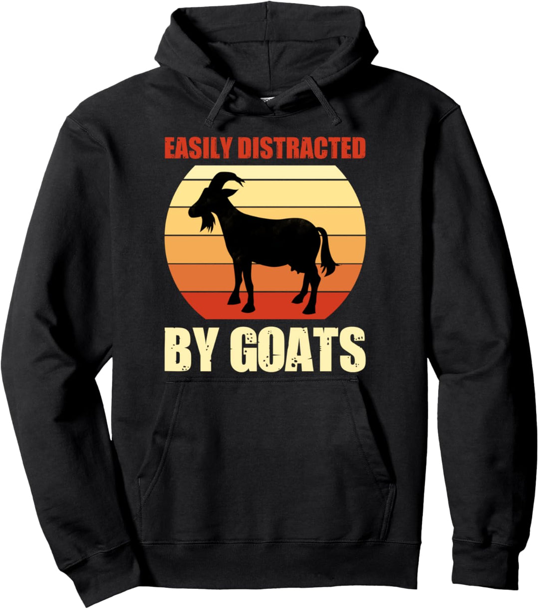 Ziege Farmer Bauern Bauernhof Herde Vieh Viehzucht Tiere Pullover Hoodie