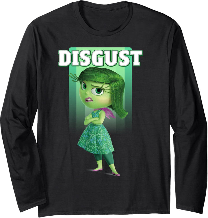 Disney Pixar Inside Out Disgust Portrait Langarmshirt