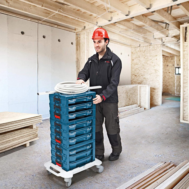 Bosch Professional 1600A001S9 Roller für L-BOXX, LS-BOXX und i-BOXX Rack System, Marineblau, 646 x 4