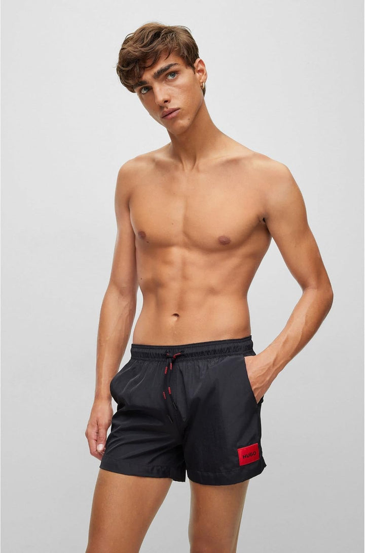 HUGO Herren Dominica Badehose S Black1, S Black1