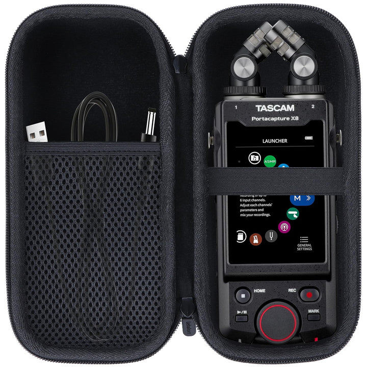Hart Schutz Hülle Etui Tasche für Tascam Portacapture X8 Portabler Spur High Resolution Rekorder für