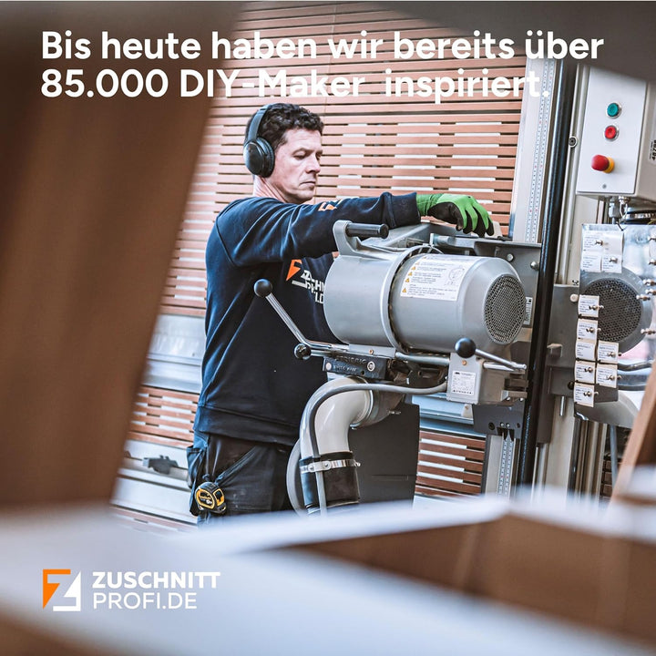 ZUSCHNITTPROFI.DE® Dekor-Geschirrspülerfront - 19mm vollintegriert oder teilintegriert, dampfbeständ