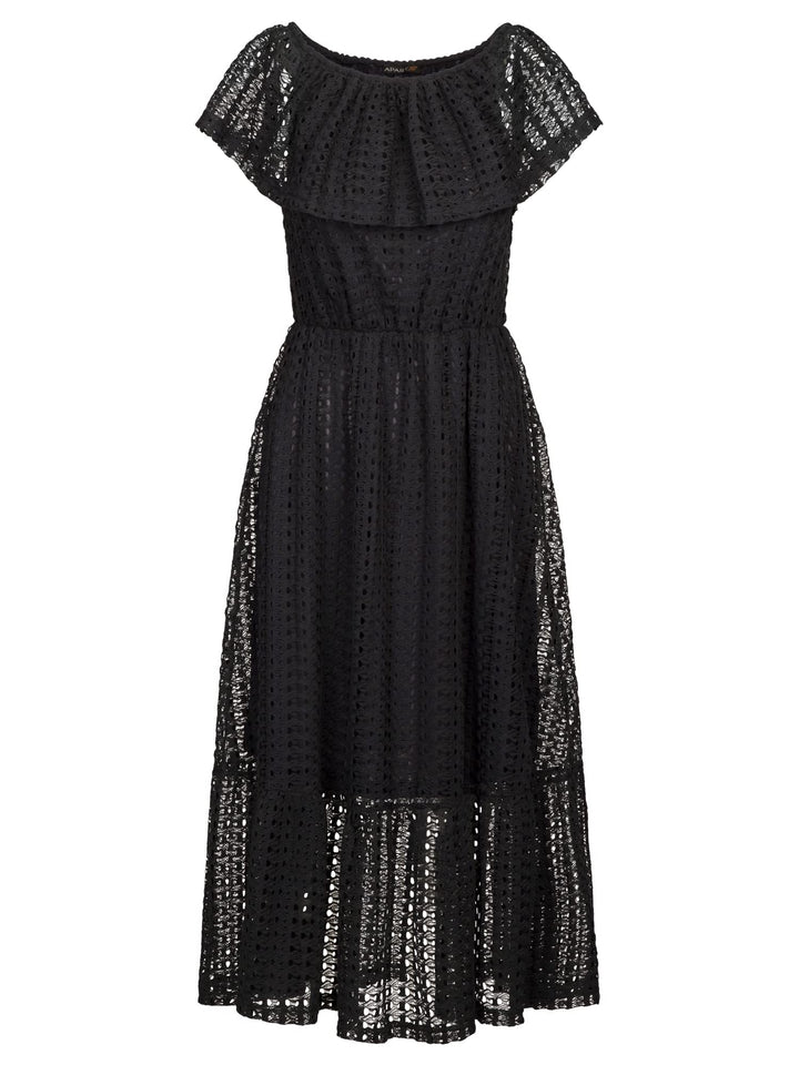 ApartFashion Damen Maxispitzenkleid Kleid 34 Navy, 34 Navy