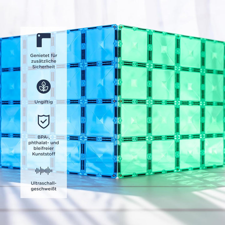 Connetix Regenbogen-Bodenplatte, 2 Stück