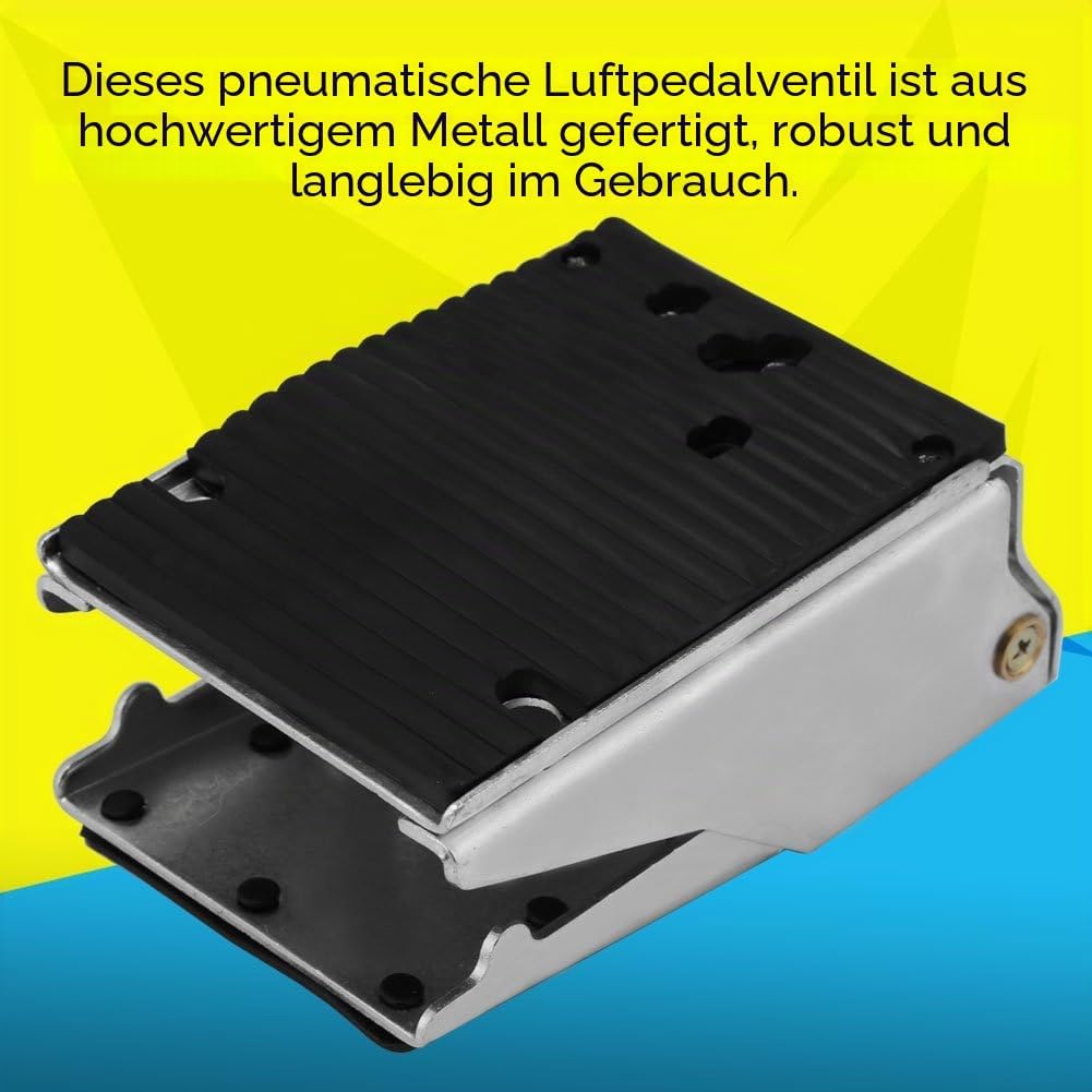 Fussschalter, 2 Positionen 3-Port Pneumatischer Fusspedal Air Control Ventil G1/4 Gewinde Fussregler