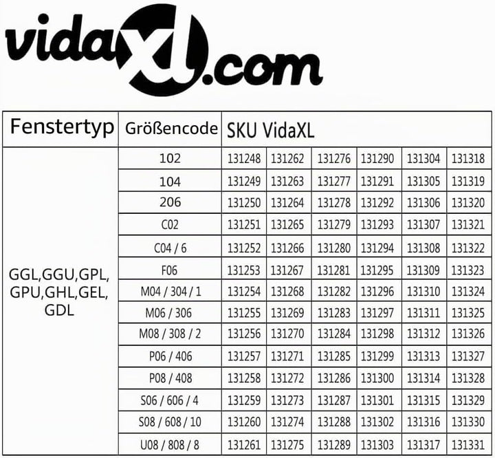 vidaXL Verdunkelungsrollo Verdunkelung Dachrollo Dachfensterrollo Schwarz F06 f06 Schwarz, f06 Schwa