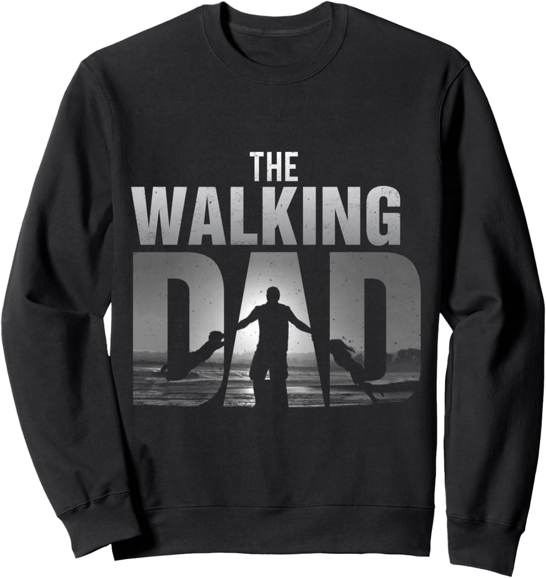 The Walking Dad 2 Kinder|Geschenk zum Vatertag|lustiges Papa Sweatshirt