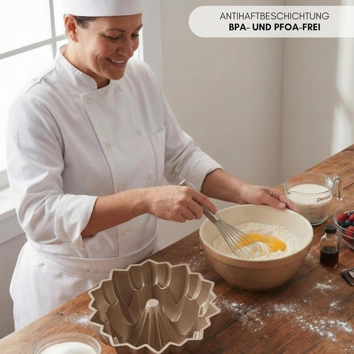 Erreke Gugelhupfform, Professionelle Qualität Kuchenform, Sehr Widerstandsfähig, Doppelte Antihaftsc