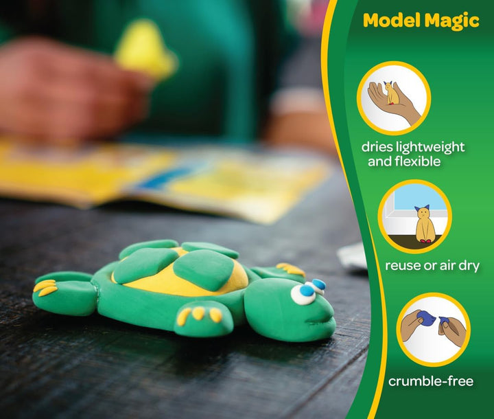 CRAYOLA – 57-4400.0030 – Model Magic im Fässchen, Weiss
