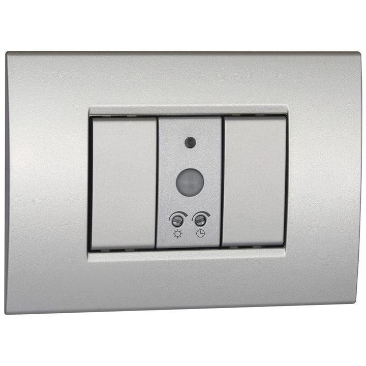 Vemer ve765200 Bewegungsmelder Sens IR mit Bauform Einbauleuchte, Silber, Silber