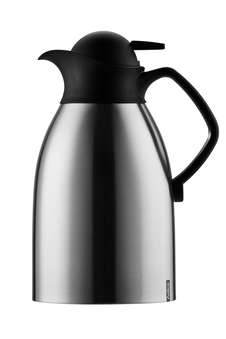 Helios Enduro Push Edelstahl-Isolierkanne, matt, 1,5 Liter, 1,5 Liter