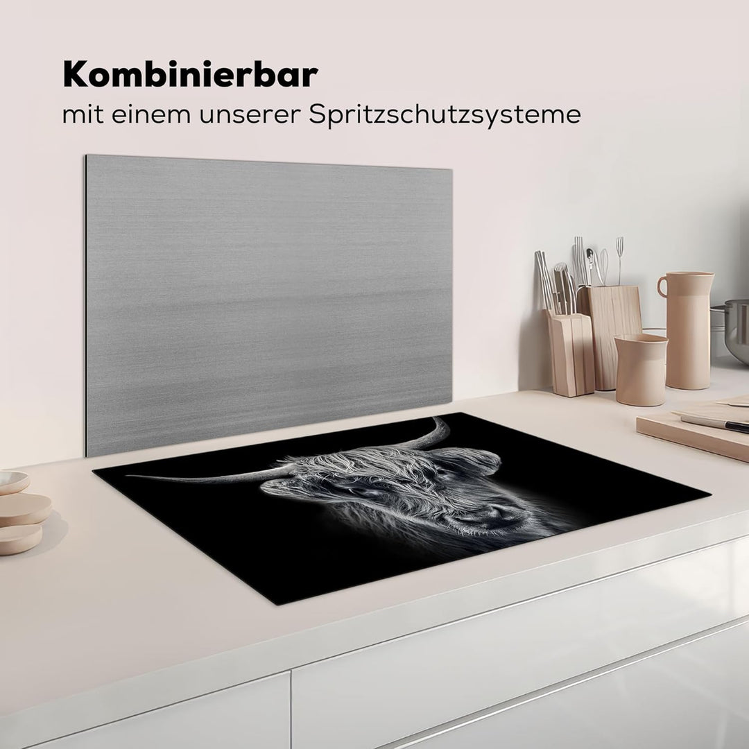 Herdabdeckplatte Einteilig Abdeckplatten Cerankochfeld Abdeckung Ceranfeld Herdplattenabdeckung Indu