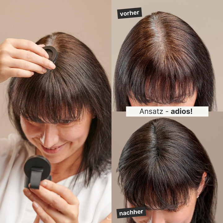 IMPERIO Ansatzpuder - Haar Concealer zur Haarverdichtung für Frauen und Männer, wasserfestes Haar Ma