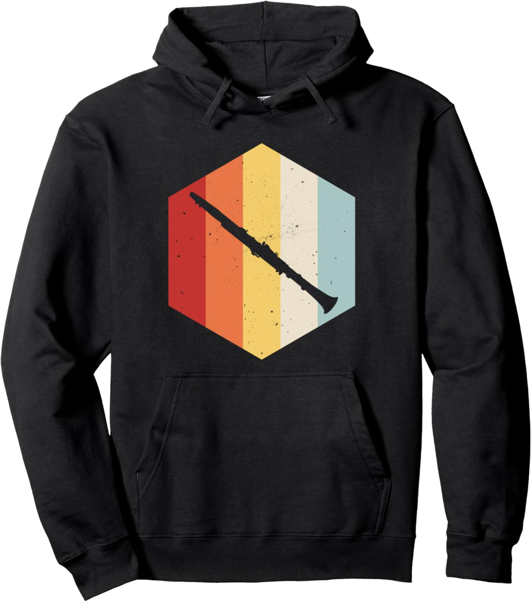 Retro Spielmannszug Fanfarenzug - Vintage Klarinette Pullover Hoodie