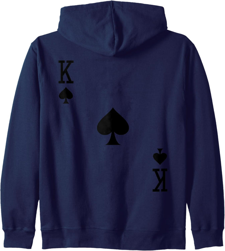 Pik König King Queen Partnerlook Pärchen Paar Partner Pulli Kapuzenjacke