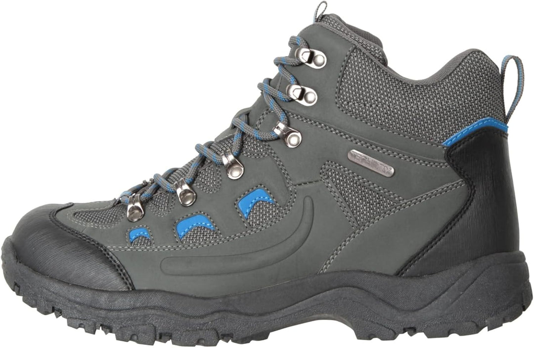 Mountain Warehouse Adventurer Mens Waterproof Boots - IsoDry Schuhe mit Synthetik-Obermaterial, Mesh
