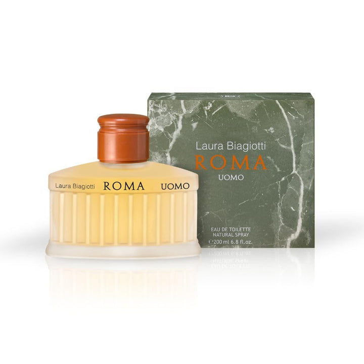 Laura Biagiotti Roma Uomo Eau de Toilette, 200 ml Holz 200.00 g (1er Pack), Holz 200.00 g (1er Pack)