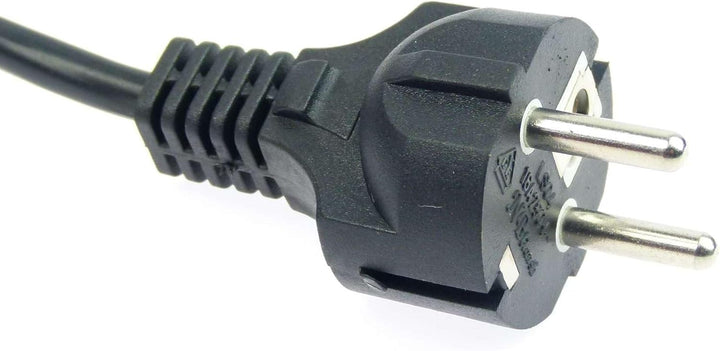 10 Stück Adam Hall 5 m Kaltgerätekabel Netzkabel schwarz 3 x 0,75 mm² CEE 7/7 - C13, K3PKD 0500 5 m