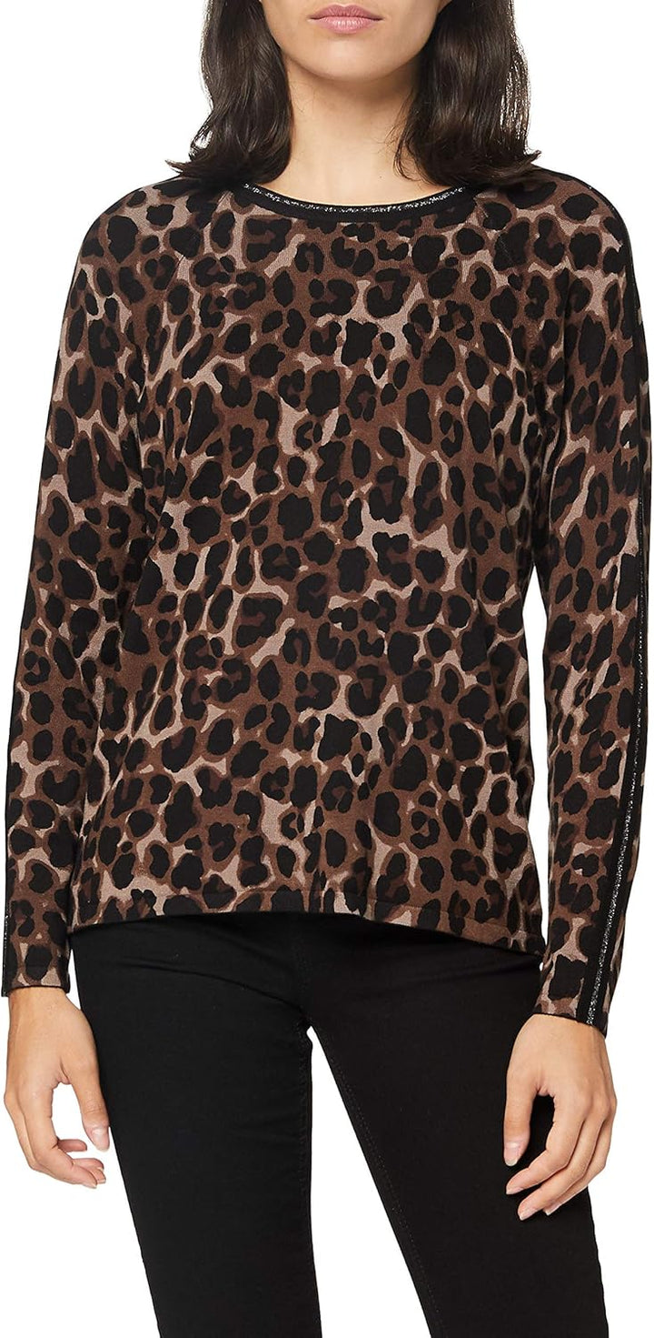 Betty Barclay Damen Pullover 46 Black/Brown, 46 Black/Brown