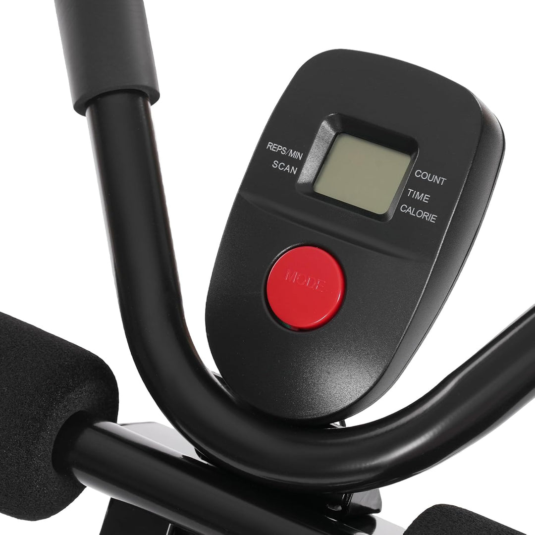Bauchtrainer,Klappbarer Bauchtrainer,Fitnessgeräte für Zuhause,DREI Einstellbare Stufen,Mit Knieaufl