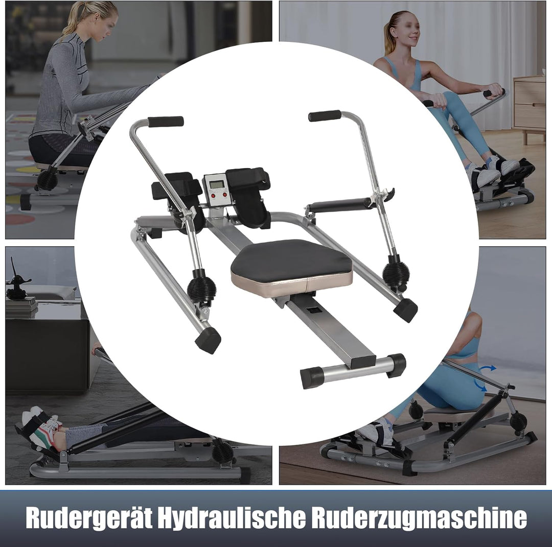 Hydraulisches Rudergerät Für Zuhause Voll Bewegliche Rudermaschine Rowing Machine Hydraulik-Widersta