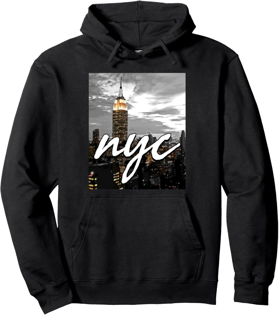 New York City NYC NY Skyline USA Amerika Souvenir Geschenk Pullover Hoodie