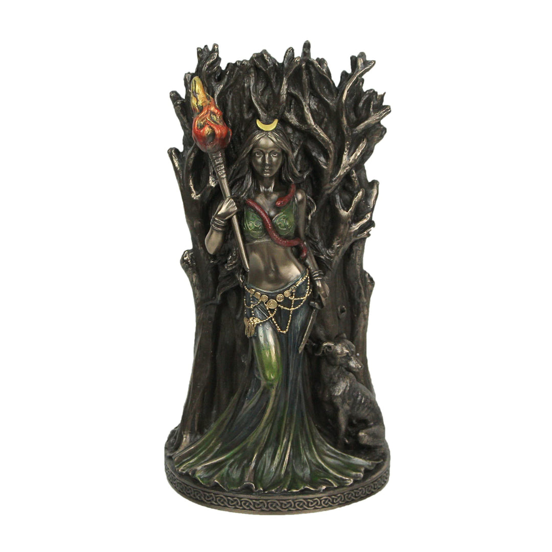Veronese Design 21,6 cm Hekate griechische Göttin der Magie und ihr Hund