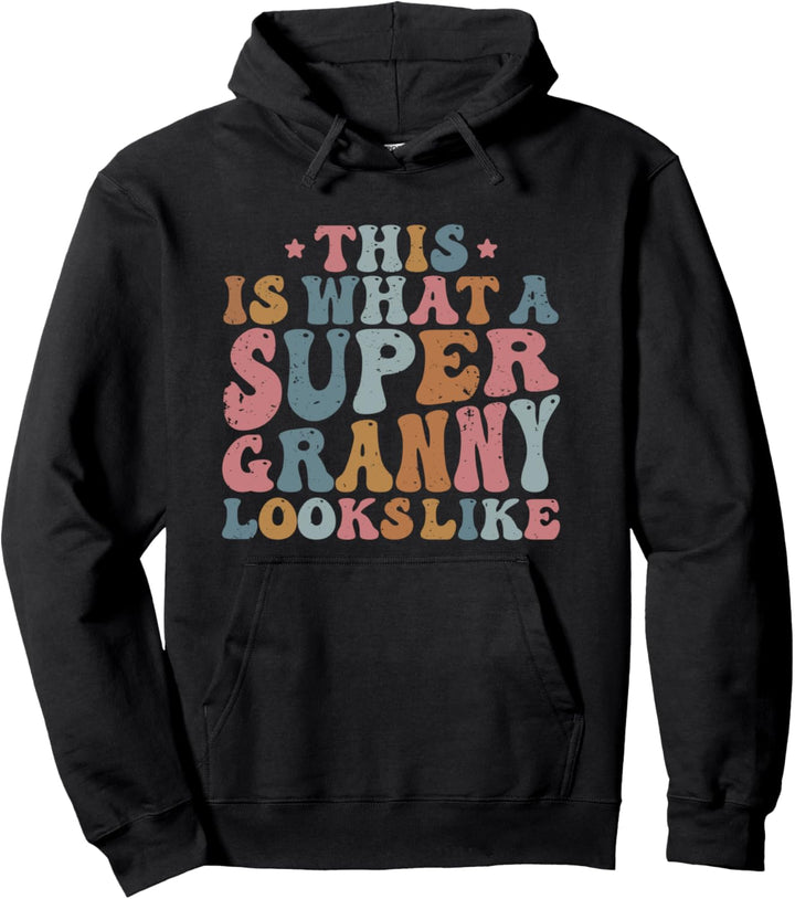 Lustige Super Oma Mama Muttertag Mama Grossmutter nani oma Pullover Hoodie