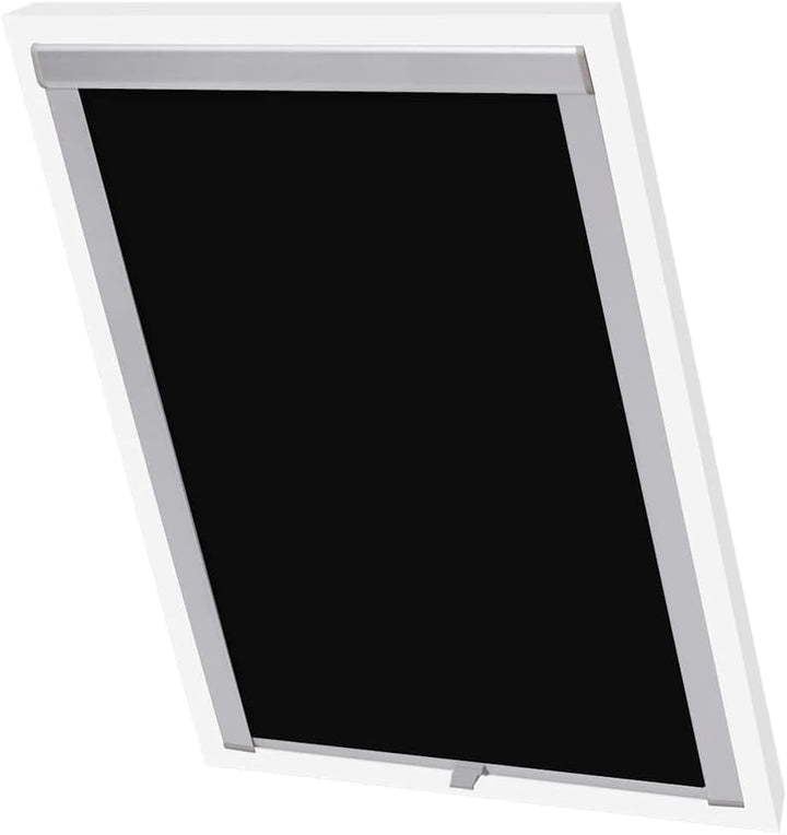 vidaXL Verdunkelungsrollo Verdunkelung Dachrollo Dachfensterrollo Schwarz F06 f06 Schwarz, f06 Schwa