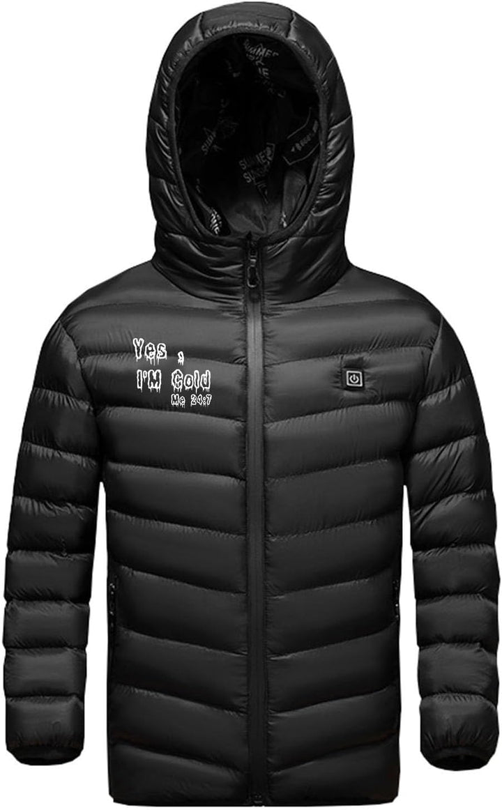 Battnot Kinder beheizte jacke beheizte Weste USB wiederaufladbare elektrische Heizjacke Waschbare Wi