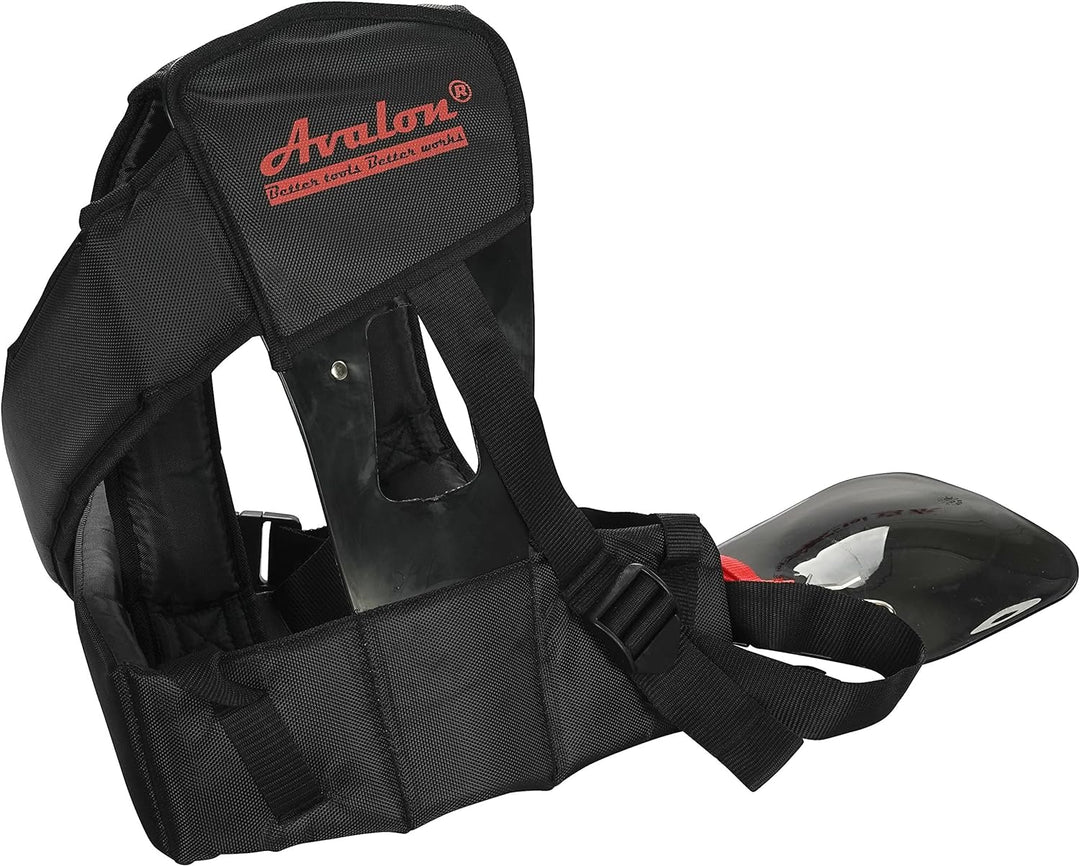 avalon-tools gb508-h Arnes Motorsense professionell gepolstert, Schwarz/Rot