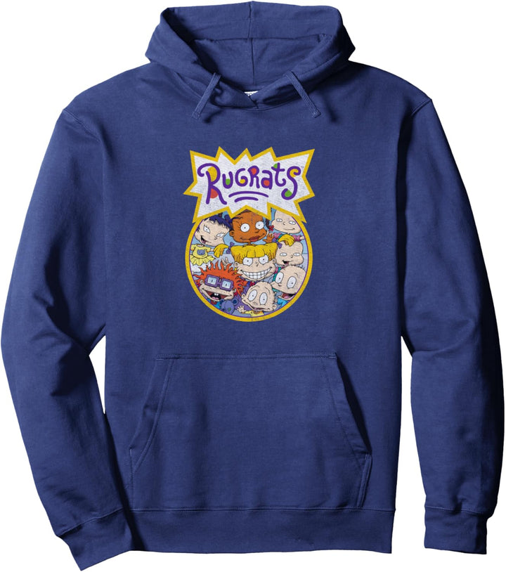 Rugrats Every Baby Vintage Circle Title Pullover Hoodie
