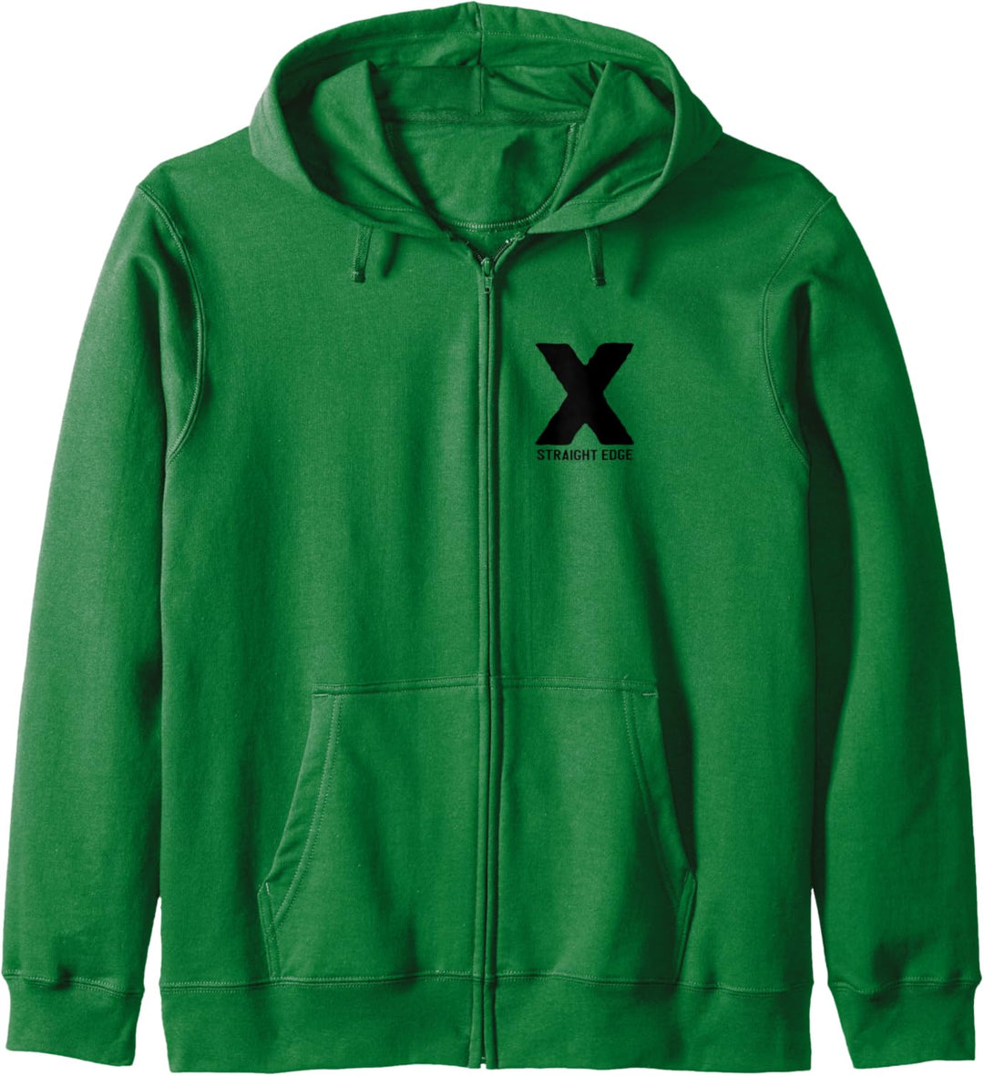 X Straight Edge Hardcore-Punkrockband-Fan Kapuzenjacke