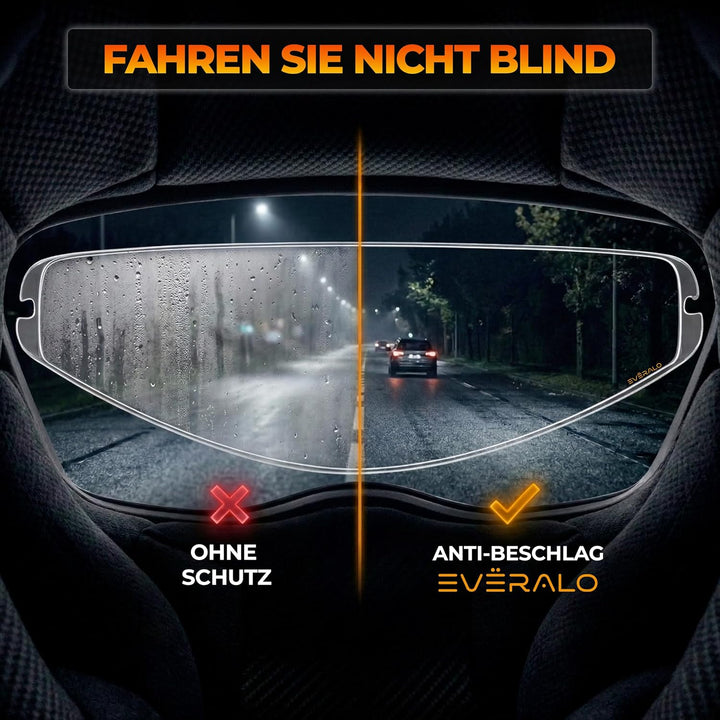 Antibeschlag Linse Kompatibel mit Visier Scorpion Exo 520 Air - 1400 Air - Exo 391, Exo R1 Air - Exo