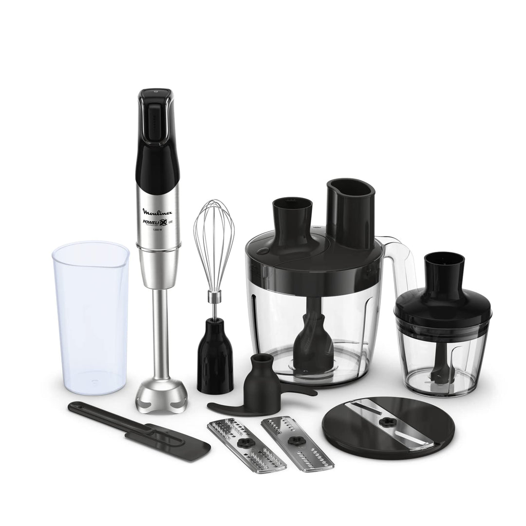 Moulinex Infinyforce Pro Standmixer 1200W, Hochleistungsklingen, schnelle Ergebnisse, ergonomische G