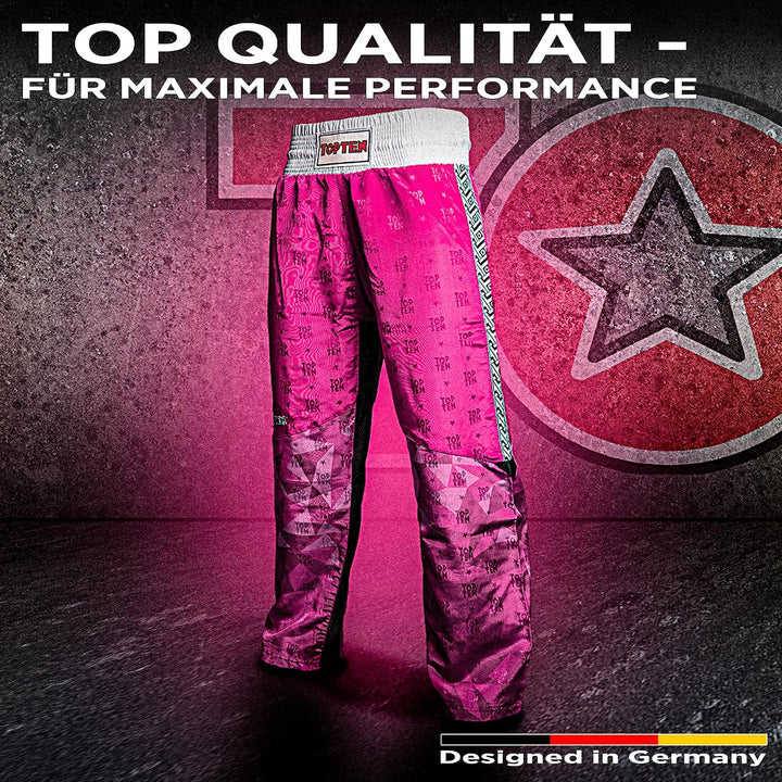 TOP TEN Kickboxhose „Prism“ L Rosa, L Rosa