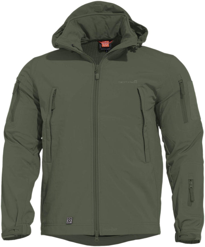 Pentagon Artaxes Soft-Shell Jacke, Olivgrün