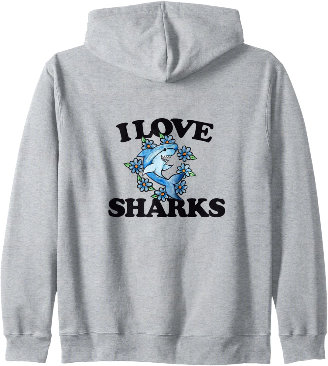 I love sharks Kapuzenjacke