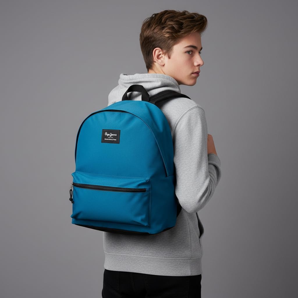 Pepe Jeans Jungen Aris Gepäck- Messenger Bag (1er Pack) Einheitsgrösse Blau (Aris), Einheitsgr&amp;