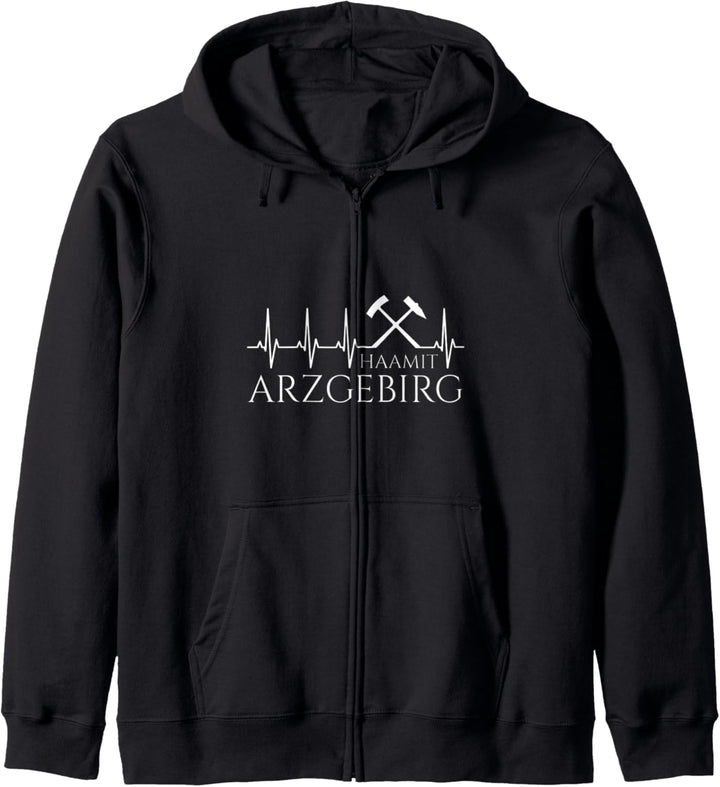 Erzgebirge Bergbau Geschenke Haamit Arzgebirg Erzgebirger Kapuzenjacke