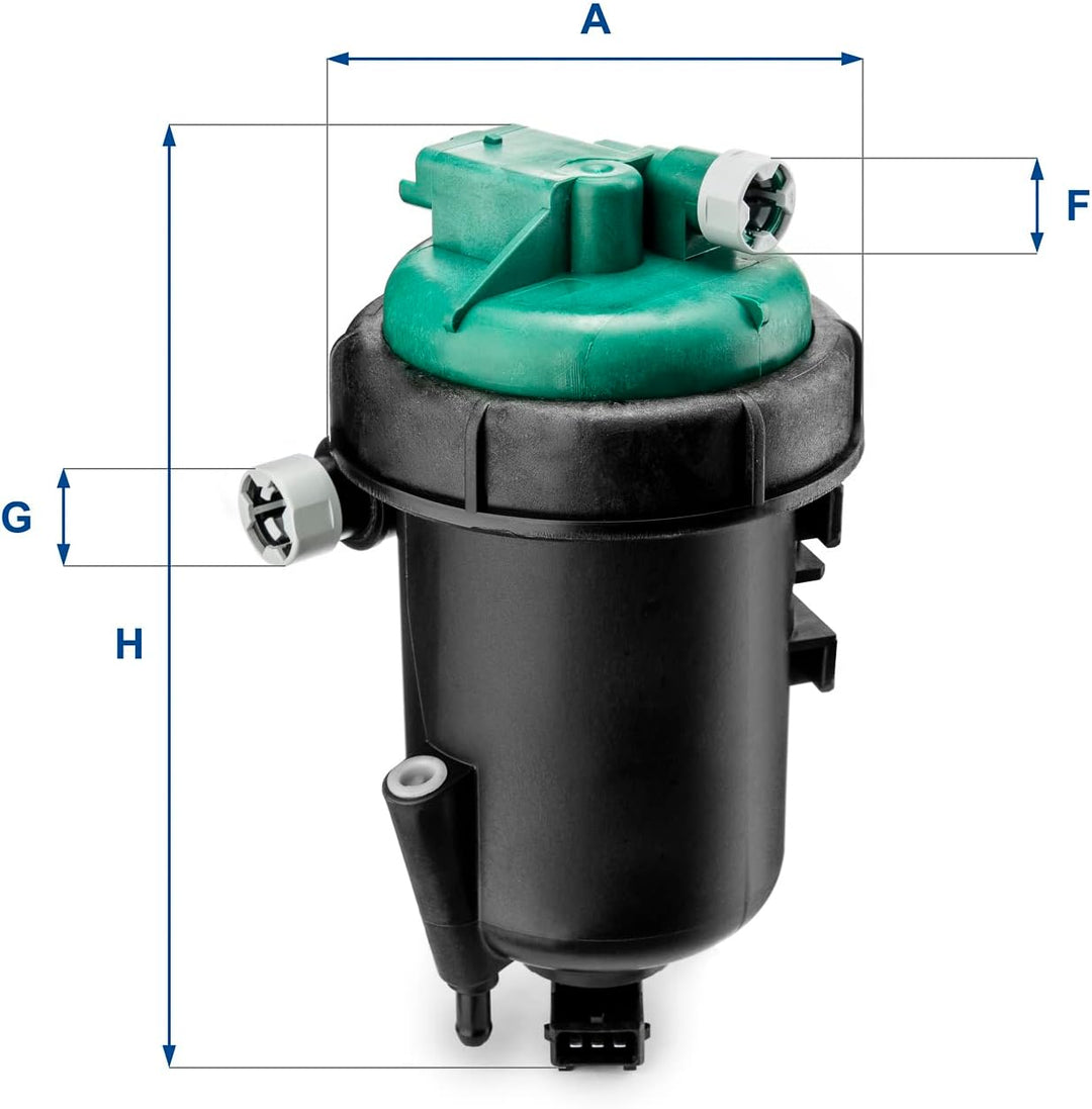 Ufi Filters 55.175.00 Fuel Filter With Housing