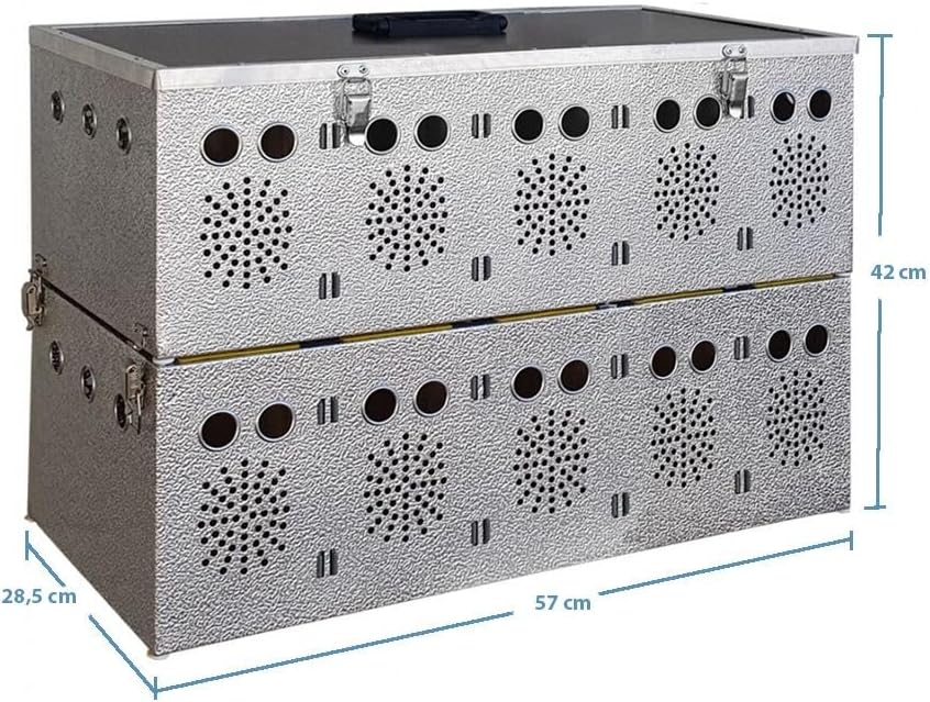 Aluminium Transportkorb 10 Abteilungen (2x5)
