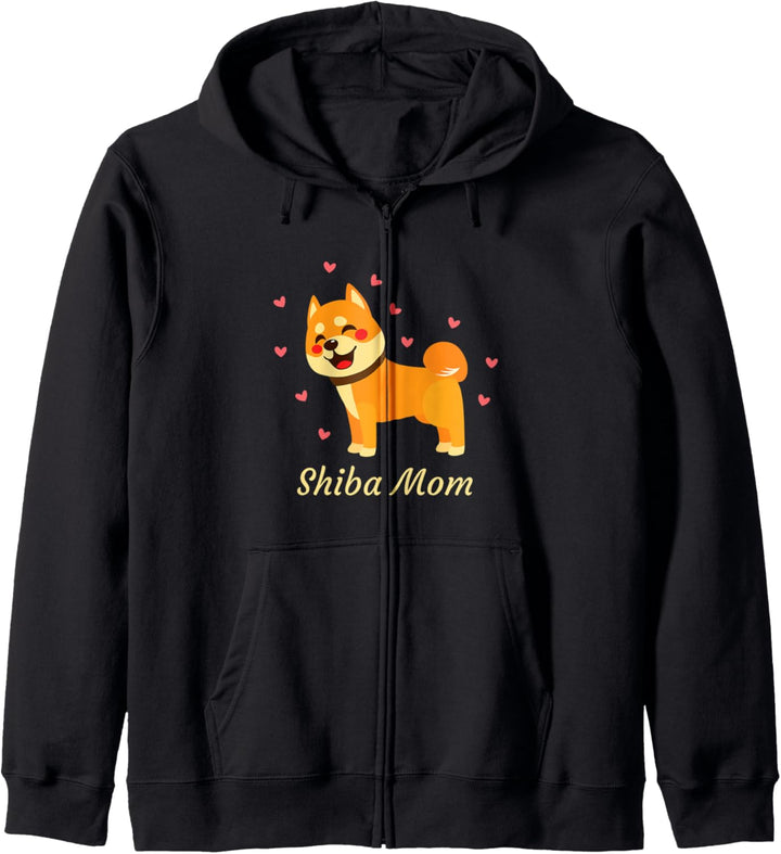 Shiba Mom; Shiba Inu Frauen Mädchen Hundebesitzerinnen Kapuzenjacke