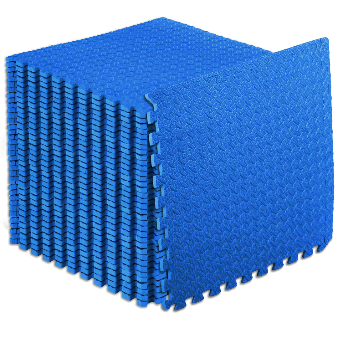 ProsourceFit Puzzle Exercise Mat ½ in, Eva Interlocking Foam Floor Tiles for Home Gym, Mat for Home