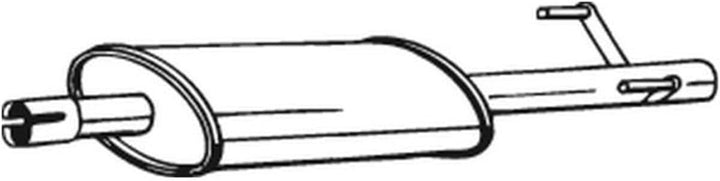 Bosal 175-413 Mittelschalldämpfer
