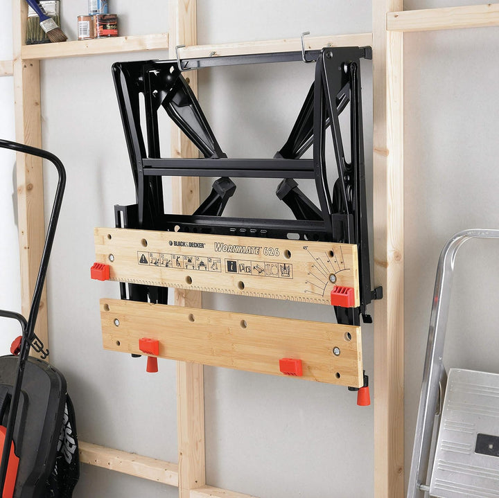 Black + Decker Arbeitsmatte WM626 Workmate Plus mit doppelter Höhe, Workmate Plus mit doppelter Höhe